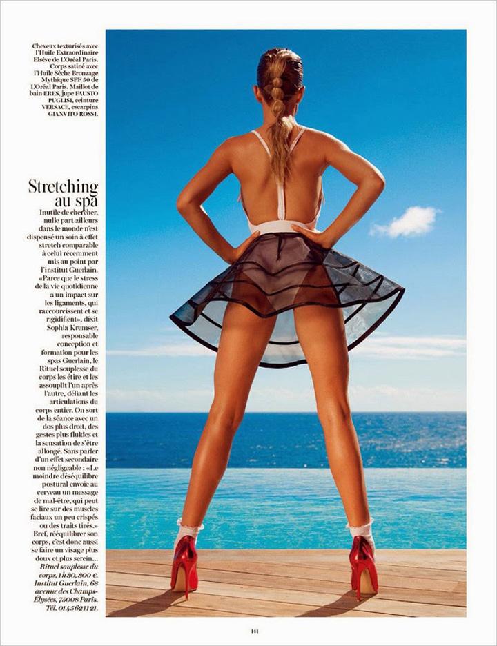Natasha Poly《Vogue》法國版2014年6/7月號(hào)