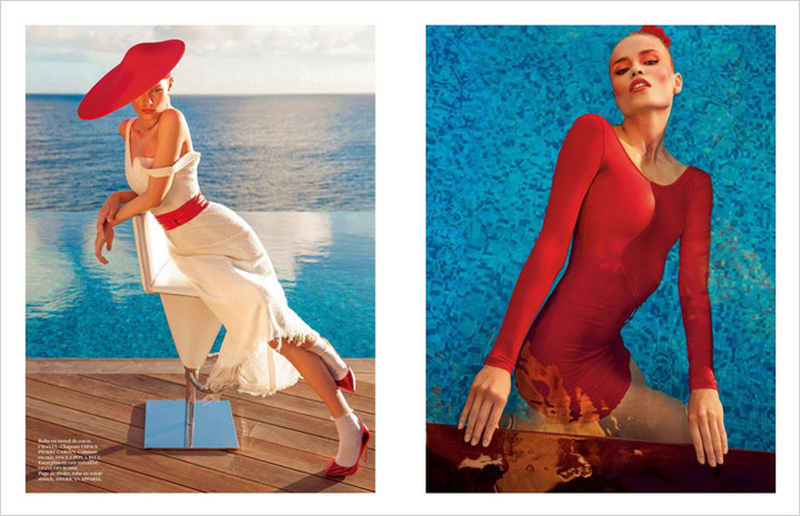 Natasha Poly《Vogue》法國版2014年6/7月號(hào)