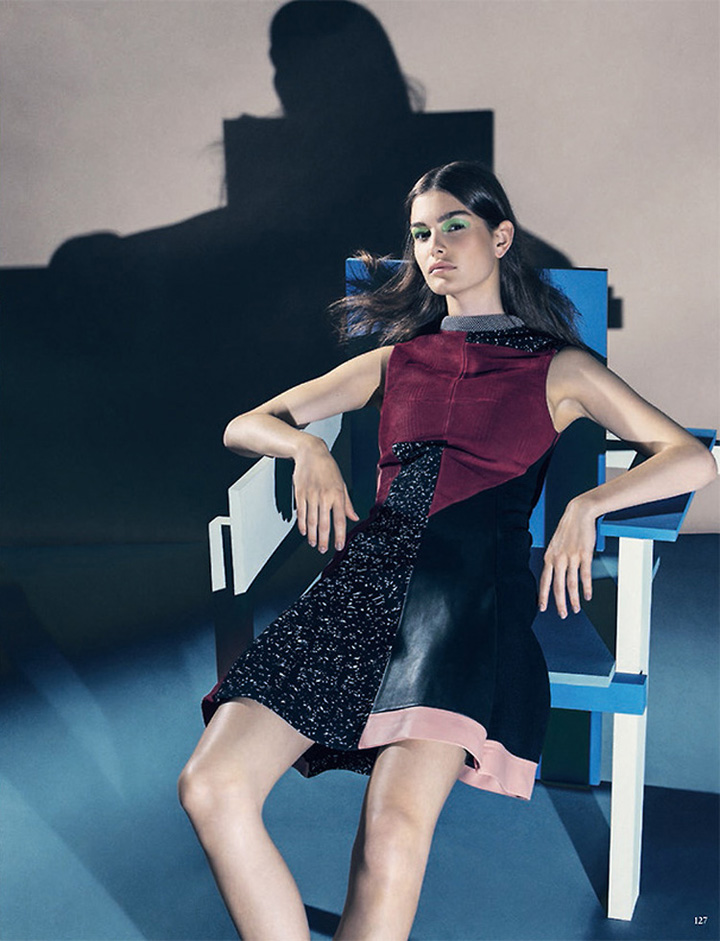 Ophelie Guillermand《Vogue》德國版2014年7月號(hào)
