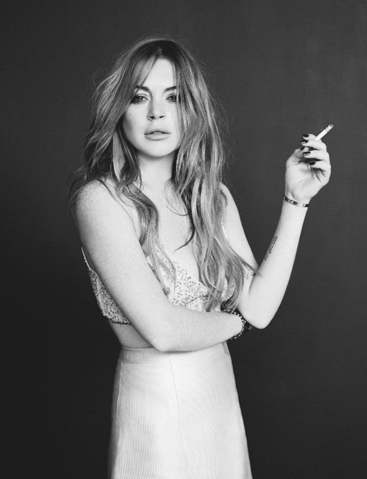 Lindsay Lohan《Wonderland》2014年10月號