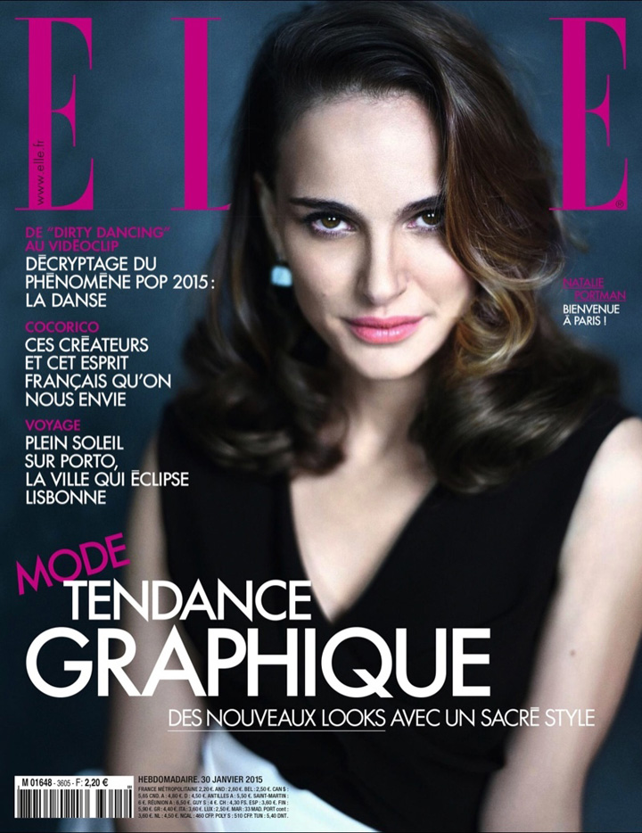 Natalie Portman《Elle》法國版2015年1月號(hào)