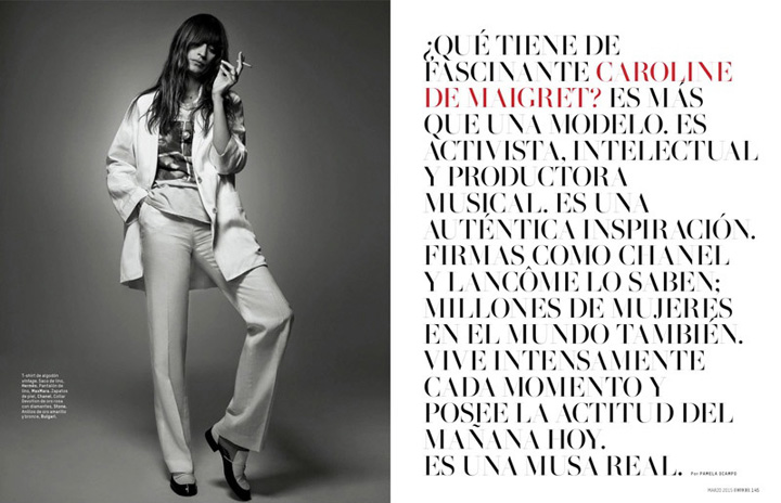 Caroline de Maigret《L’Officiel》墨西哥版2015年3月號