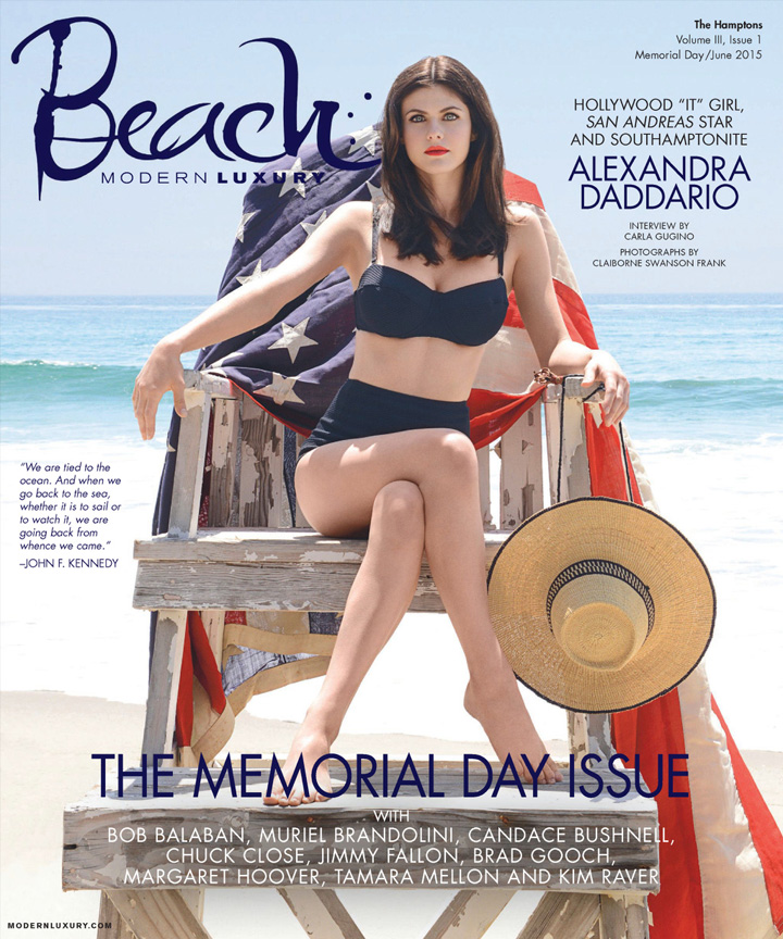 Alexandra Daddario《Modern Luxury》雜志2015年6月號(hào)
