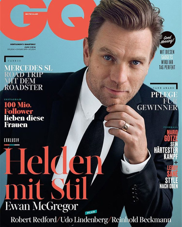 Ewan McGregor《GQ》德國版2016年6月號
