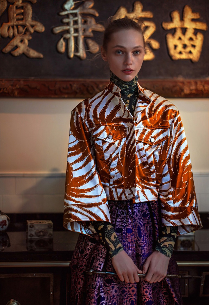 Anja & Sasha《Vogue》中國版2016年2月號