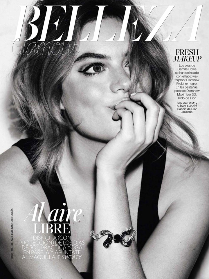 Camille Rowe《Glamour》西班牙版2016年5月號(hào)