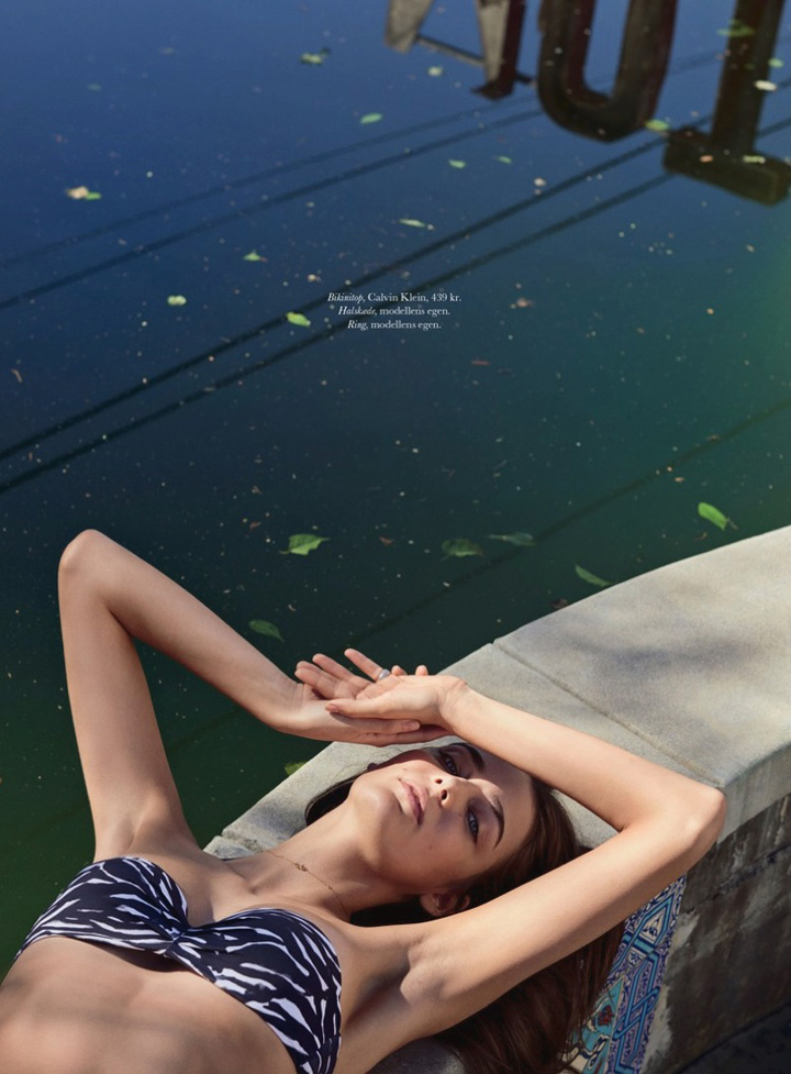 Zuzanna Bijoch《Elle》丹麥版2016年7月號(hào)