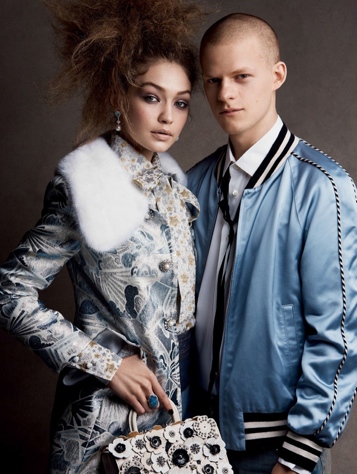 Gigi Hadid《Vogue》美國版2017年4月號(hào)