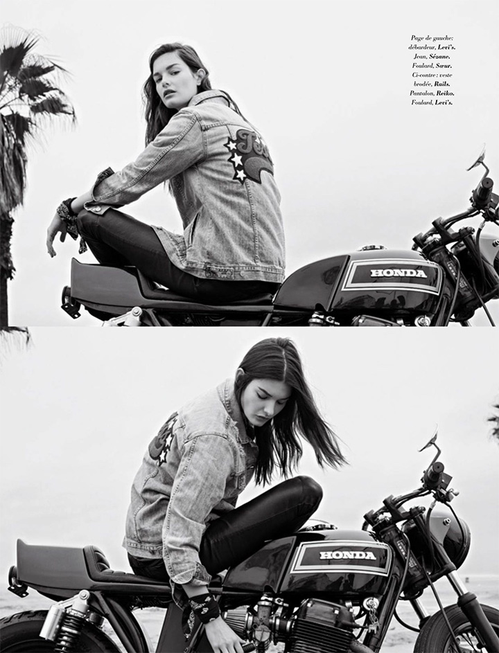 Ophelie Guillermand《Glamour》法國版2017年4月號(hào)