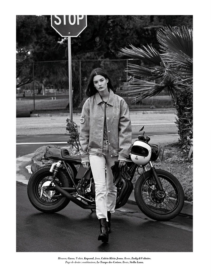 Ophelie Guillermand《Glamour》法國版2017年4月號(hào)