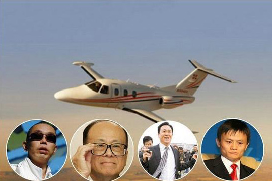 中國富豪崛起圖解 私人飛機已成“標(biāo)配”