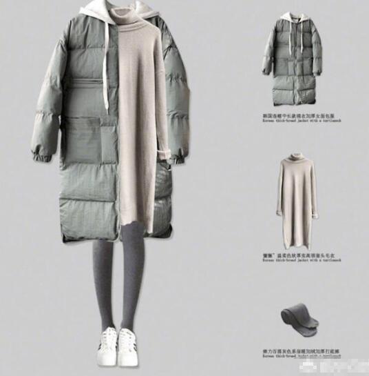 中長(zhǎng)款的羽絨服