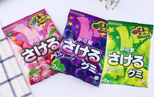 悠哈網(wǎng)紅廣告產(chǎn)品薩可愛撕撕軟糖國內(nèi)上市