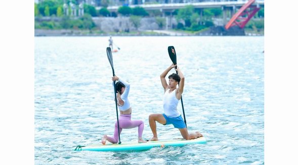 全國首屆槳板瑜伽錦標賽落幕 iLab“瑜”你一起大放異彩