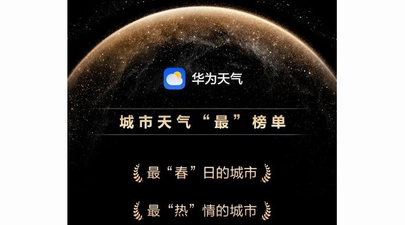 華為天氣年度榜單出爐，帶你了解2024中國城市天氣情況