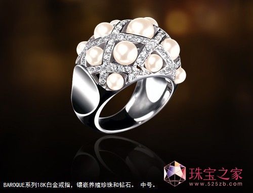 Chanel奢華珠寶戒指Baroque系列（Baroque Ring Collection of Chanel's Fine Jewelry），