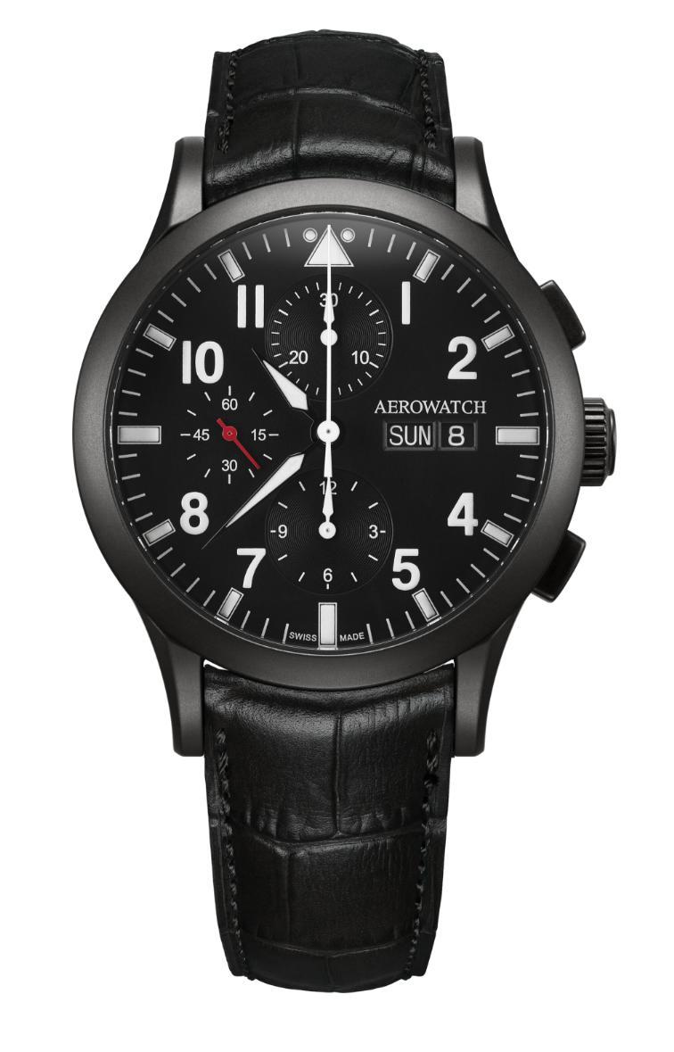 Aerowatch（愛(ài)羅）全新飛行員計(jì)時(shí)表：Chronographe Pilote