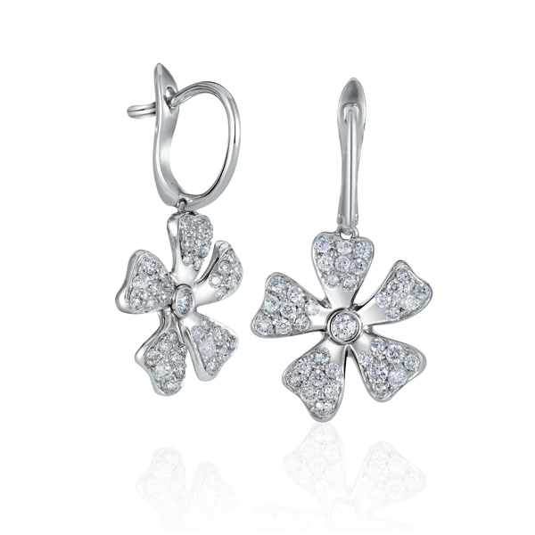 De Beers Wildflowers 吊墜耳飾