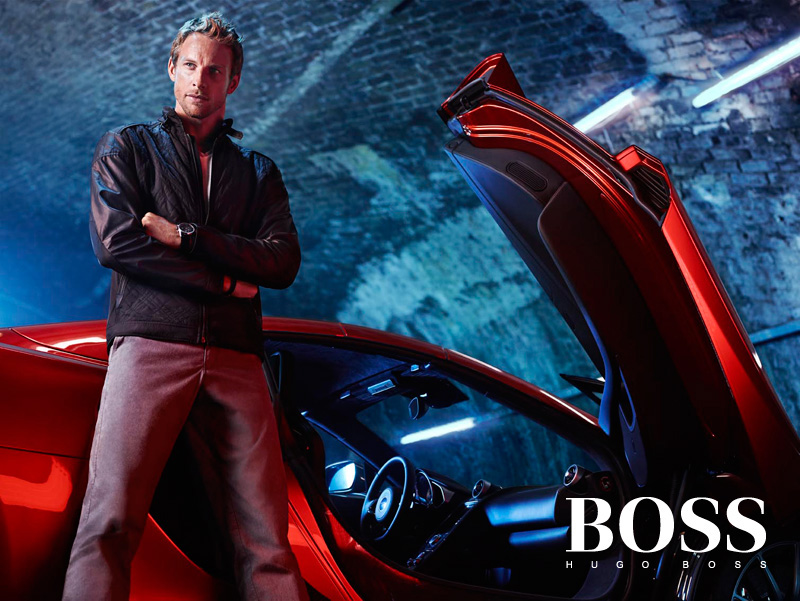 Hugo Boss x McLaren 賽車服裝廣告大片