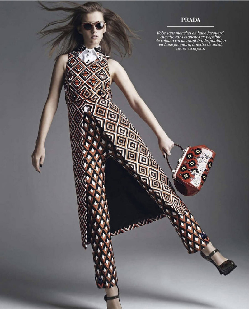 Giedre Dukauskaite《Marie Claire》法國(guó)版2012年10月號(hào)